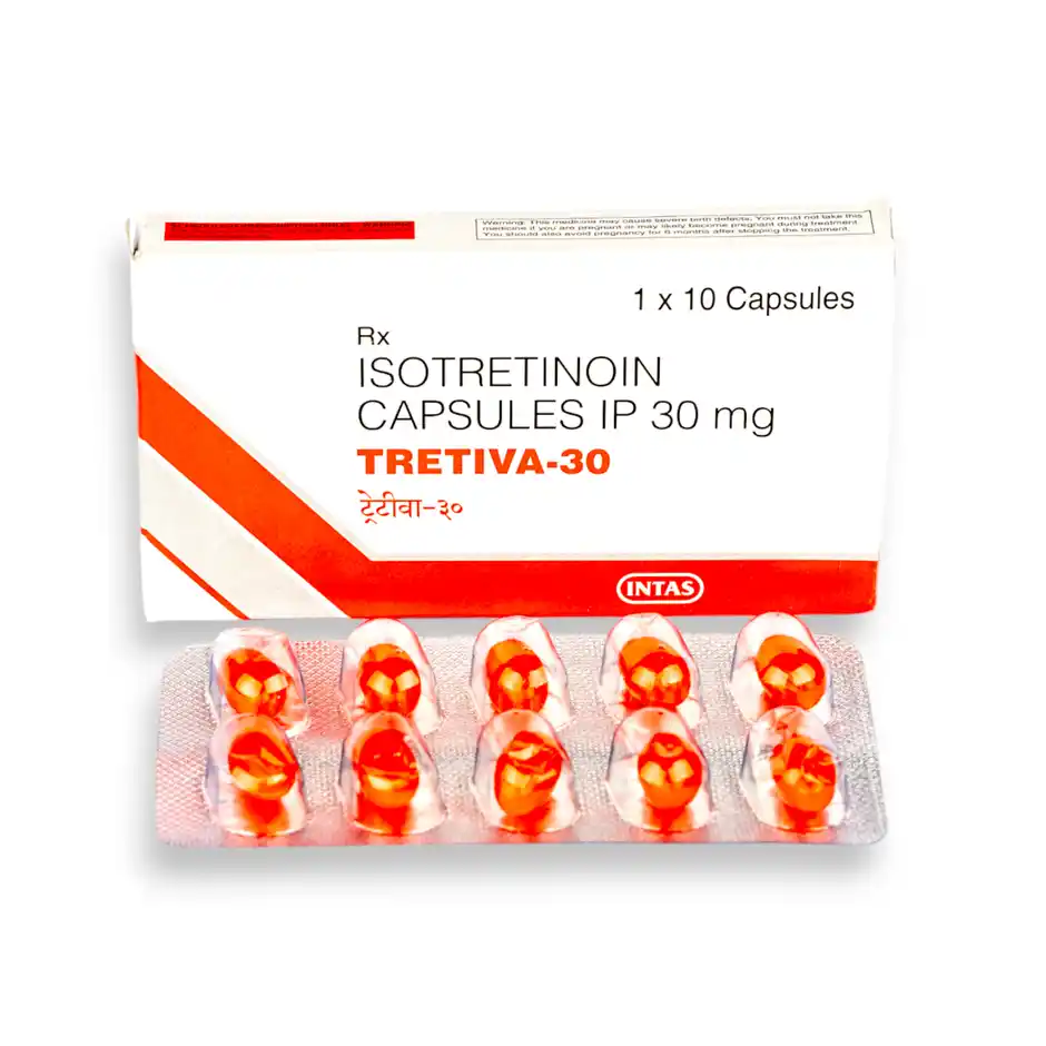 Tretiva Isotretinoin 30mg Capsules — Tretiva 30 30mg view 4