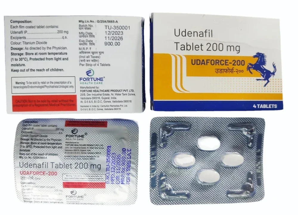 Udaforce 200mg Tablet — Udenafil 200 mg view 2