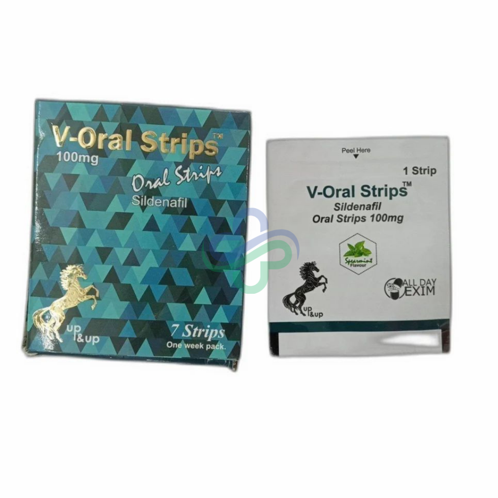 V Oral Strip - Sildenafil 100mg β V Oral Strip 100mg view 2