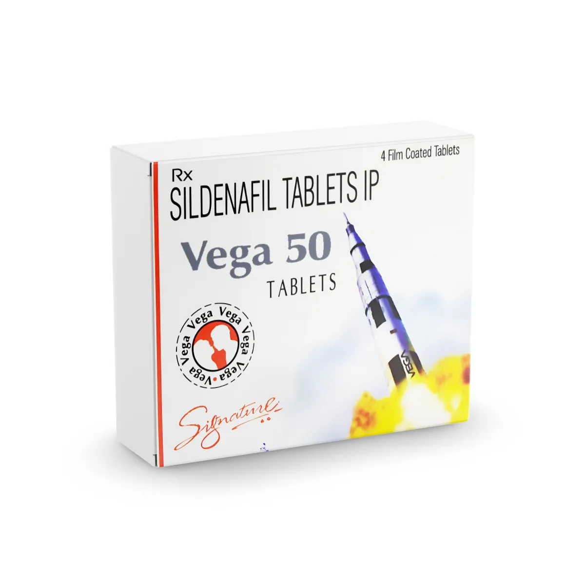 Vega 50mg Tablet — Sildenafil Citrate 50 mg