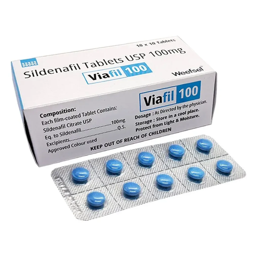Viafil 100mg Tablet — Sildenafil Citrate 100 mg view 2
