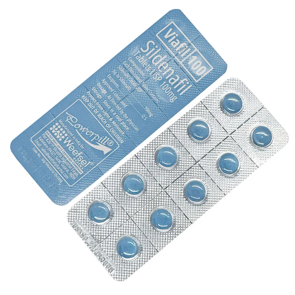 Viafil 100mg Tablet — Sildenafil Citrate 100 mg view 3