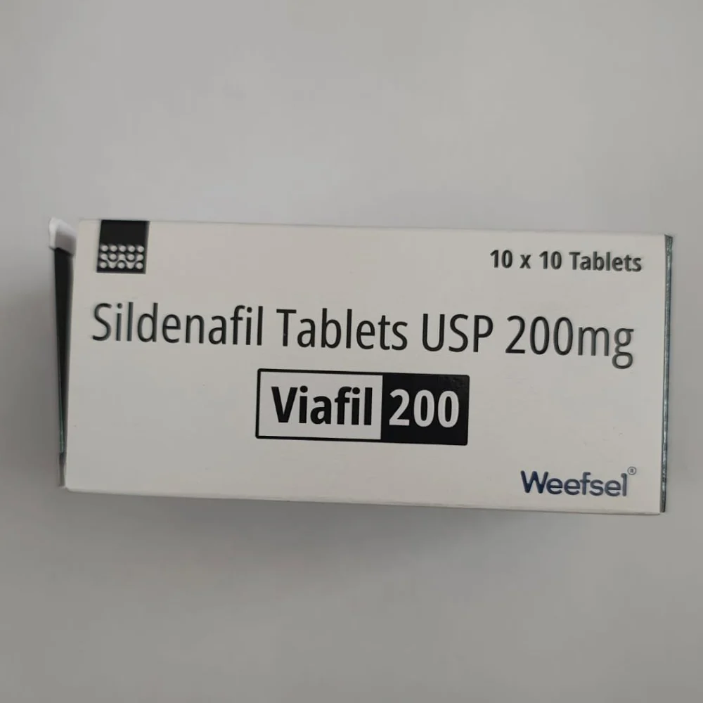 Viafil 200mg Tablet — Sildenafil Citrate 200 mg
