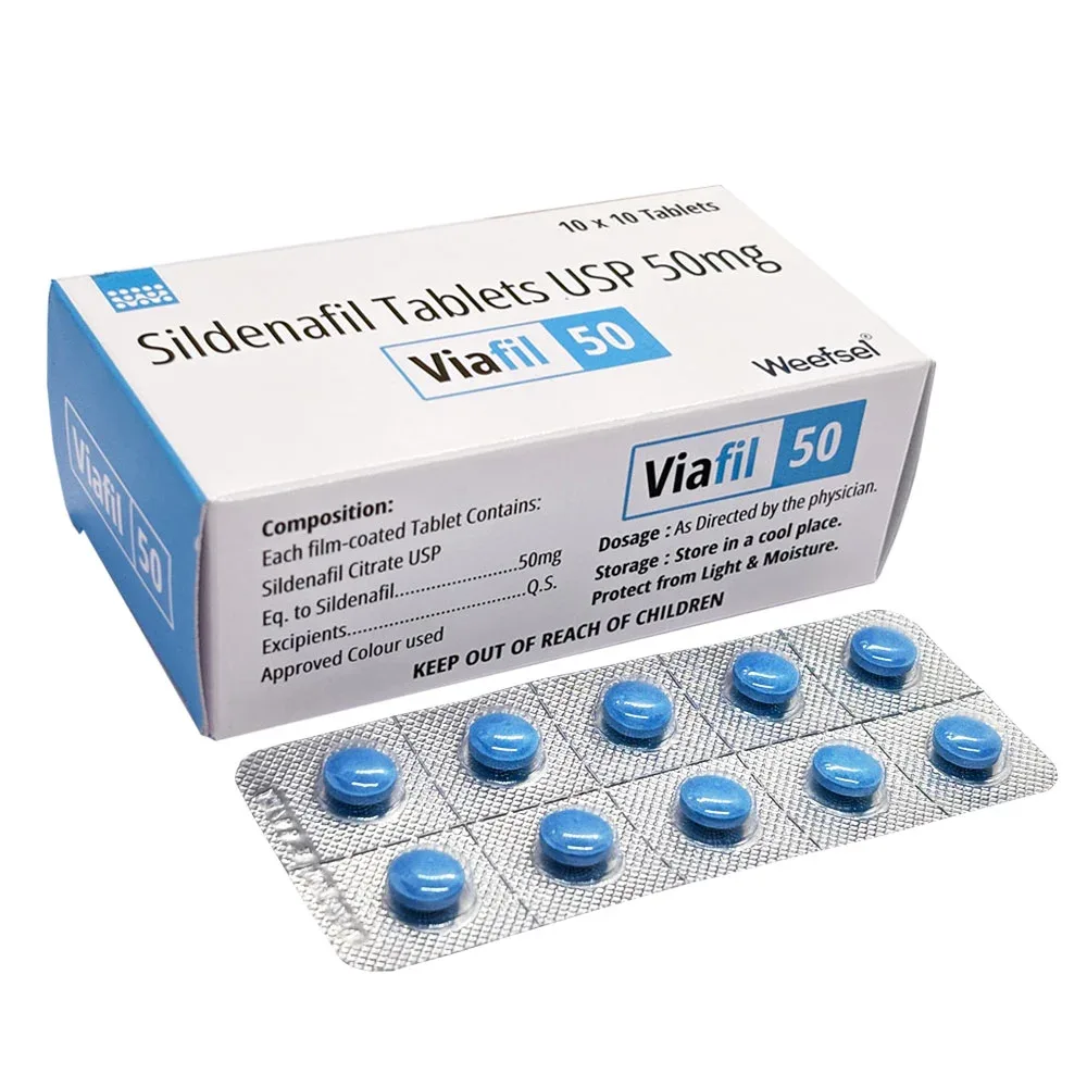 Viafil 50mg Tablet — Sildenafil Citrate 50 mg view 2
