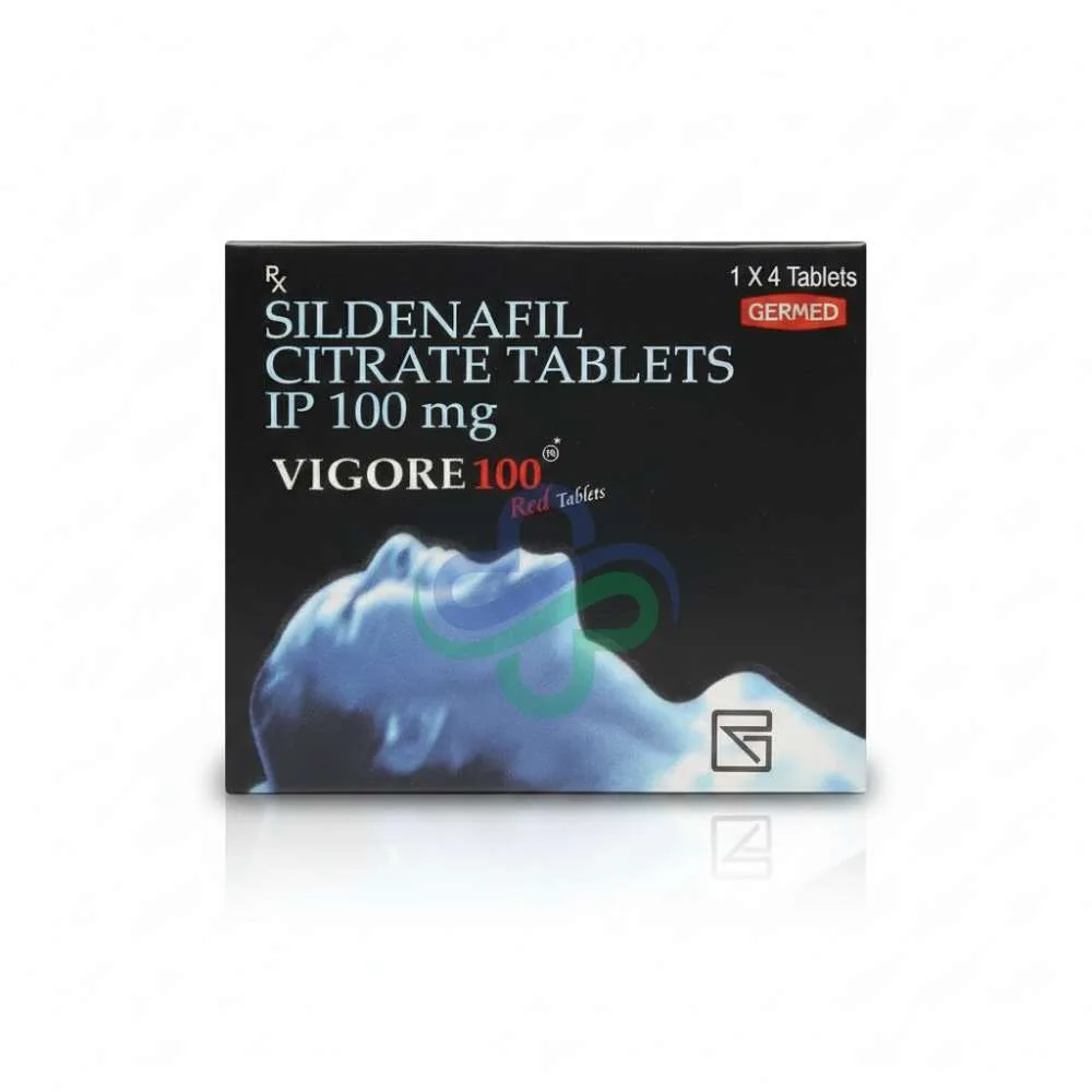 Vigore 100 Red Pill Tablet — Sildenafil 100mg 100mg