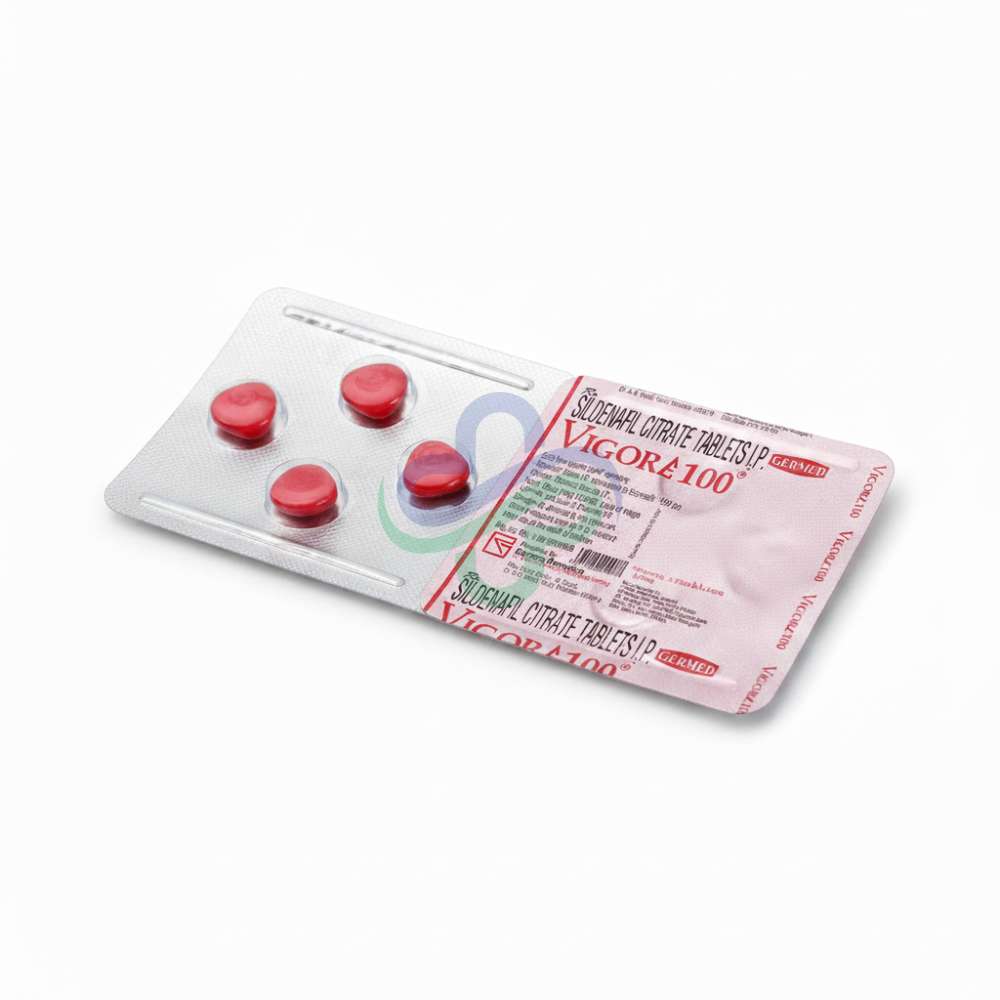 Vigore 100 Red Pill Tablet — Sildenafil 100mg 100mg view 4