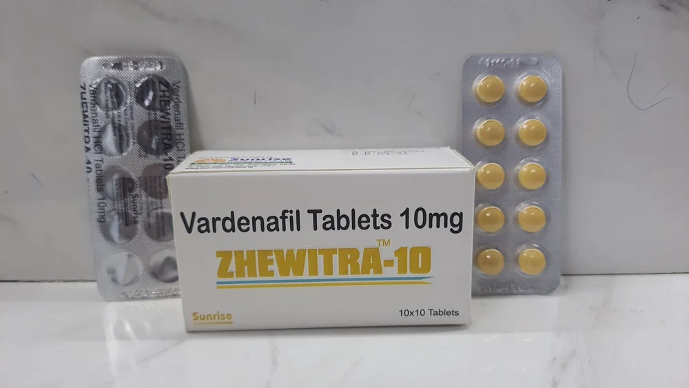 Zhewitra 10mg Tablet — Vardenafil 10 mg
