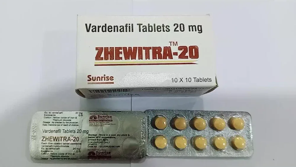 Zhewitra 20mg Tablet β Vardenafil 20 mg view 2