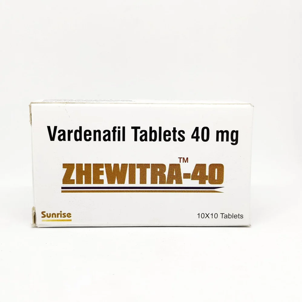 Zhewitra 40mg Tablet — Vardenafil 40 mg