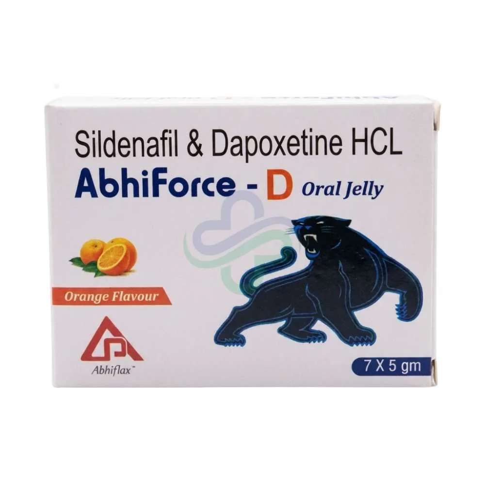 Abhiforce D Oral Jelly (Sildenafil 100mg-Dapoxetine 60mg) — Abhiforce 100mg