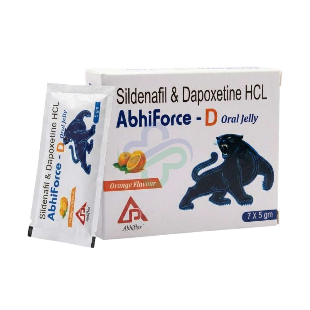 Abhiforce D Oral Jelly (Sildenafil 100mg-Dapoxetine 60mg) — Abhiforce 100mg view 3