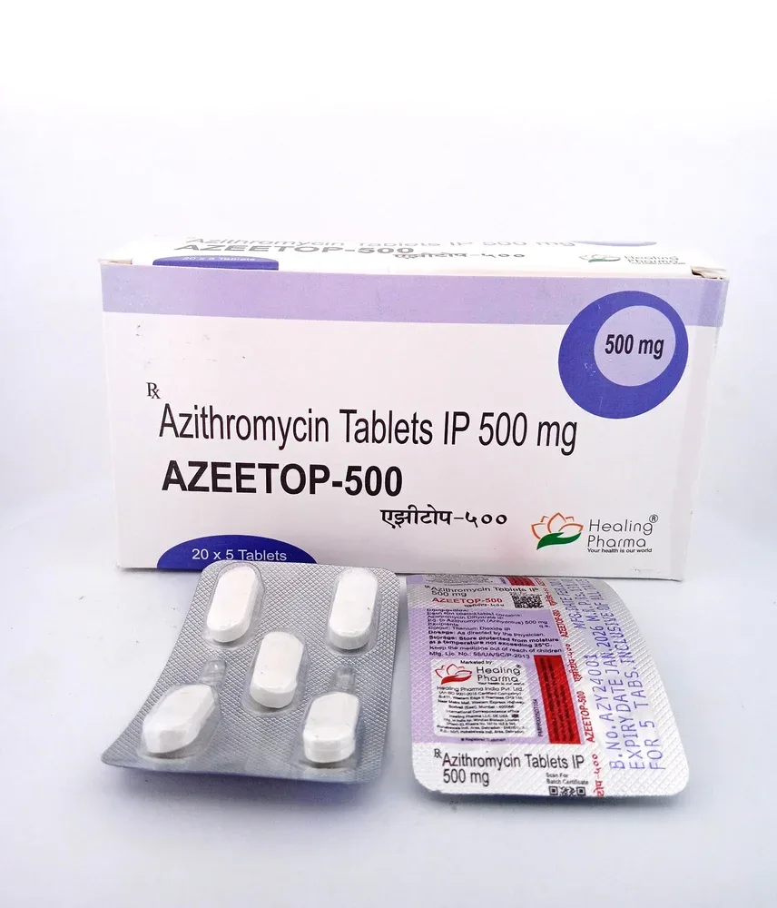Azeetop 500 Tablet — Azithromycin 500mg view 2