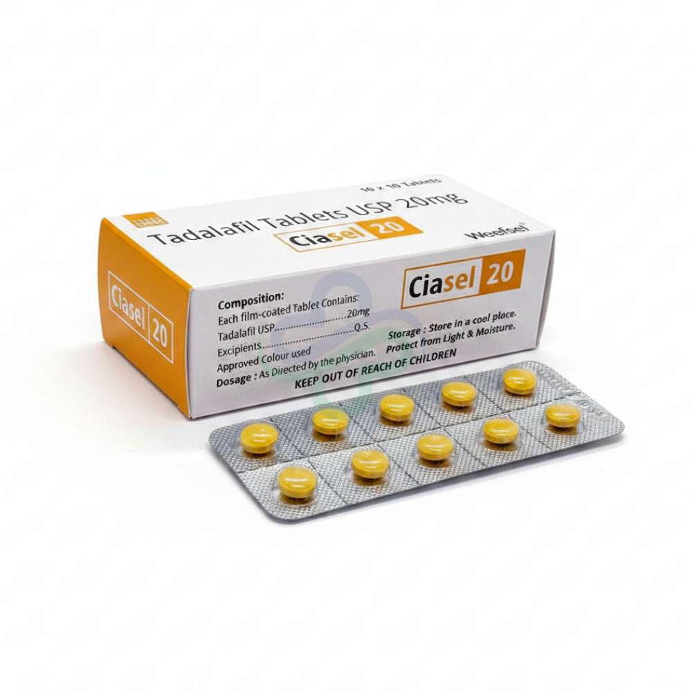 CIASEL 20 Tadalafil Tablet β CIASEL 20 20 MG view 2