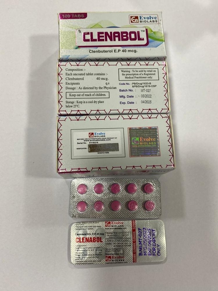 Clenabol (Tablet) – Clenbuterol 40mcg — Clenbuterol 40mcg