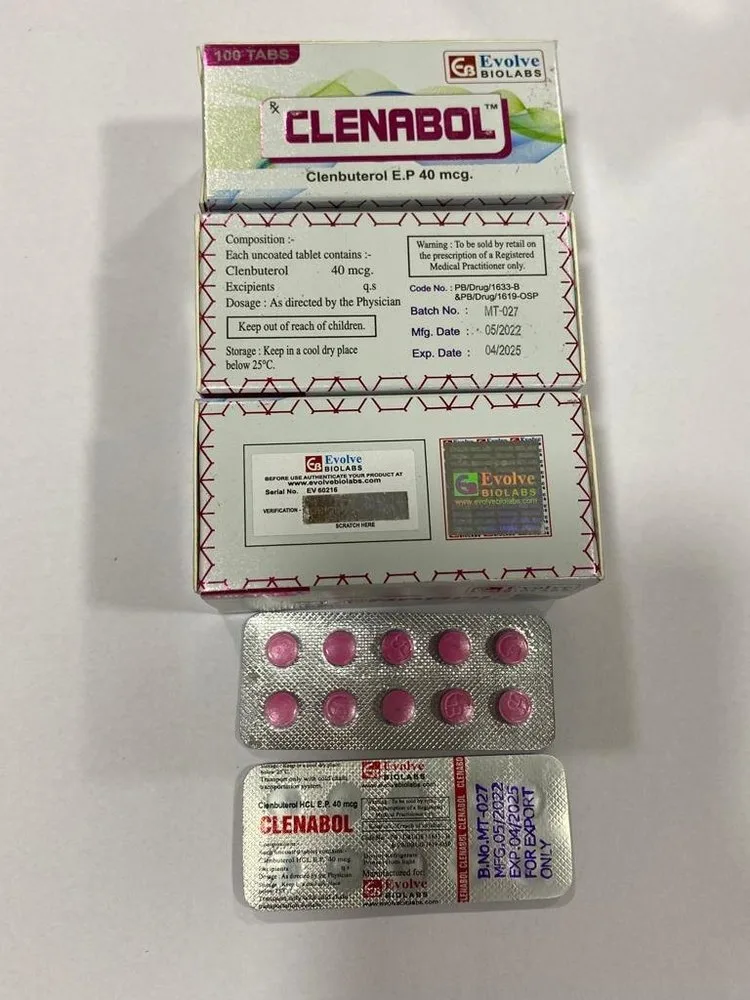 Clenabol (Tablet) – Clenbuterol 40mcg — Clenbuterol 40mcg