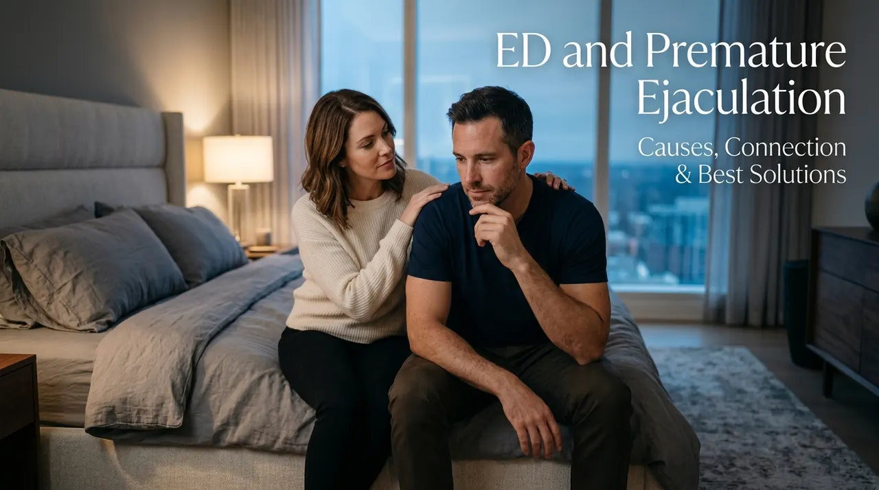 ED and Premature Ejaculation: Causes, Connection & Best Solutions