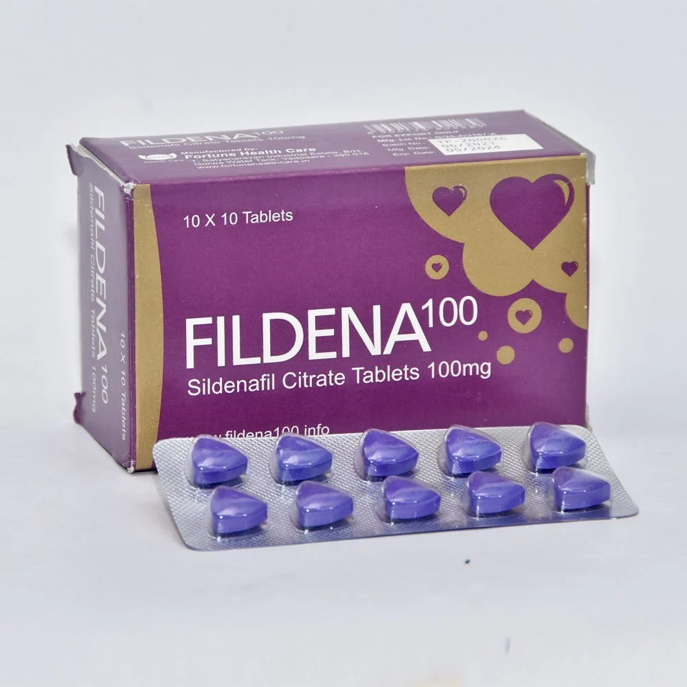 Fildena 100mg Tablet — Sildenafil Citrate 100 mg