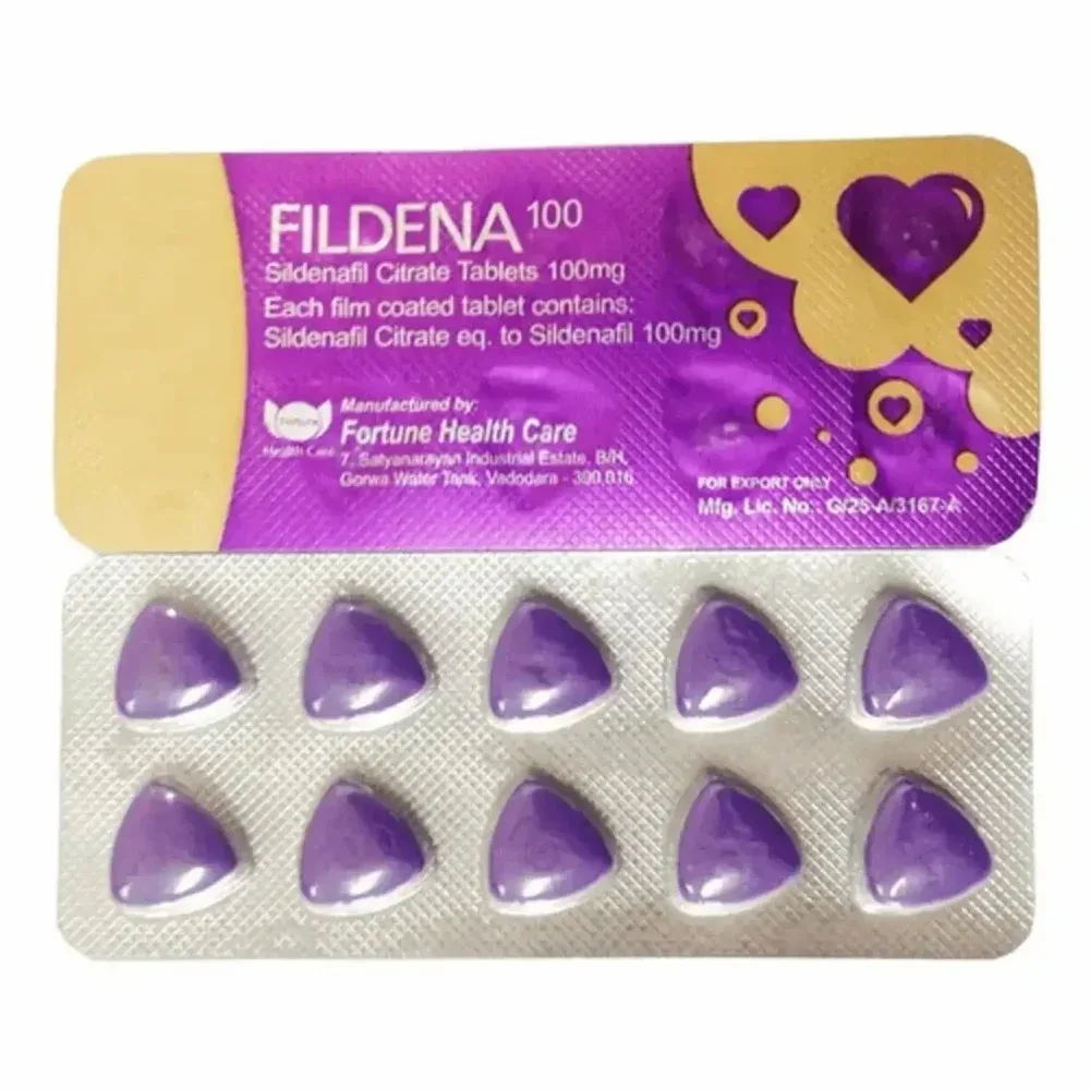 Fildena 100mg Tablet — Sildenafil Citrate 100 mg view 3