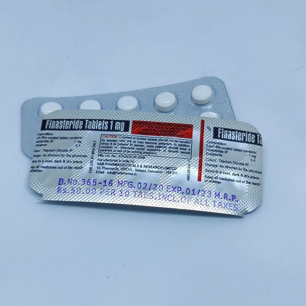 Finasteride 1 Tablet — Finasteride 1mg view 2