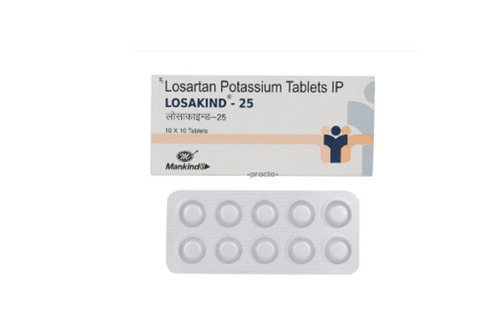 Losakind Losartan 25 Tablet — Losartan Potassium 25 mg view 2