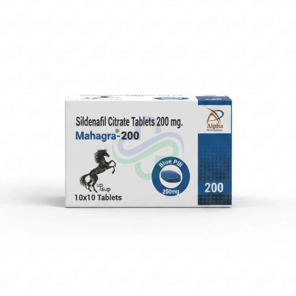 Mahagra 200mg Tablets — Sildenafil Citrate 200mg 200mg