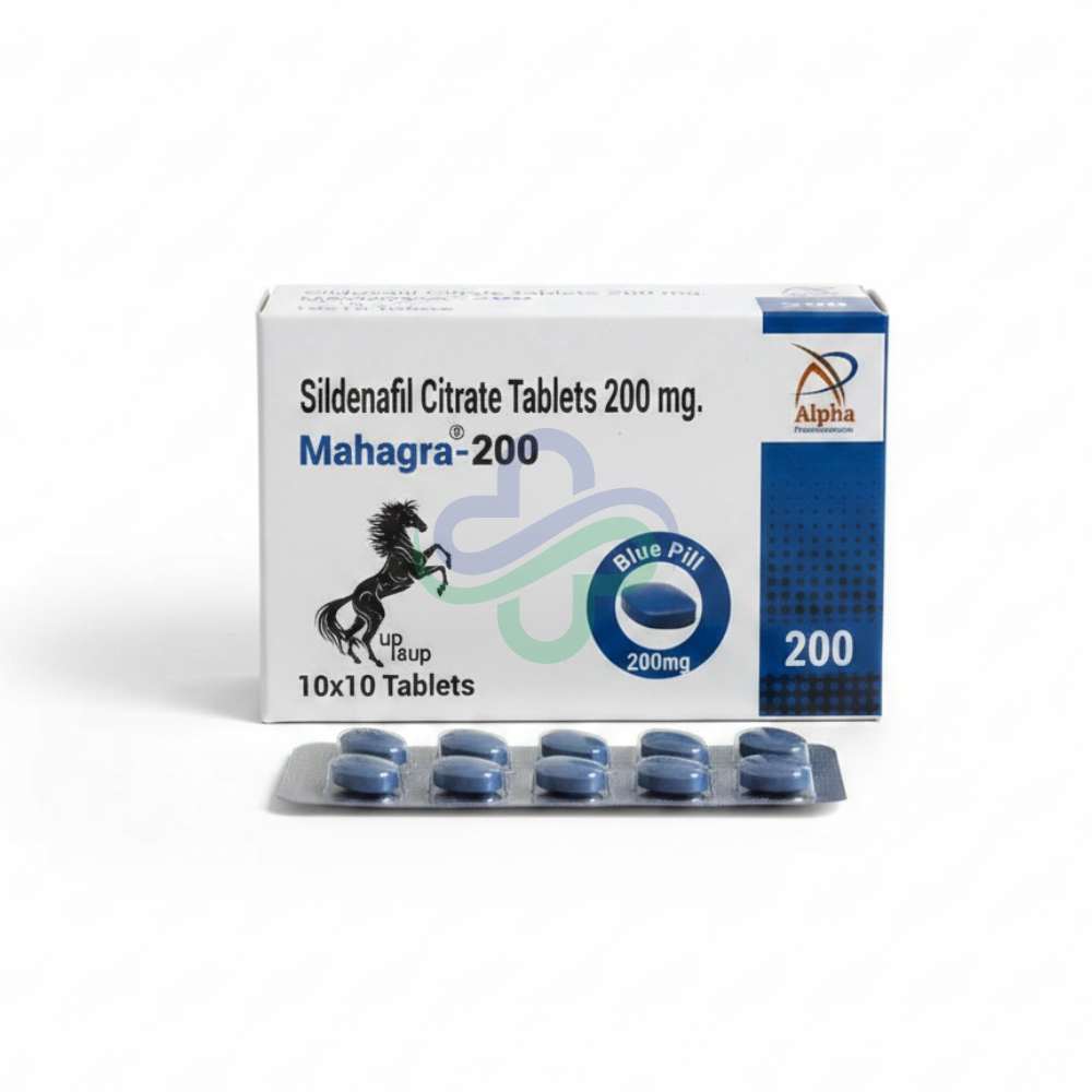 Mahagra 200mg Tablets — Sildenafil Citrate 200mg 200mg view 2
