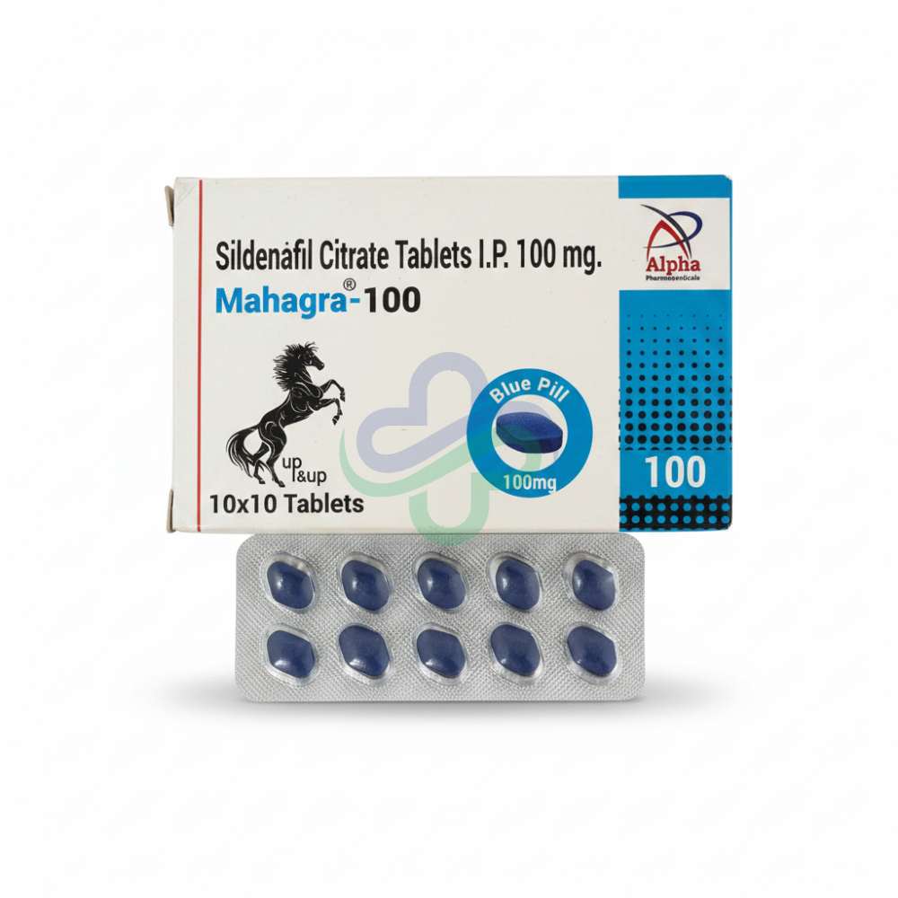 Mahagra 100mg Tablets β Sildenafil Citrate 100mg 100mg view 2