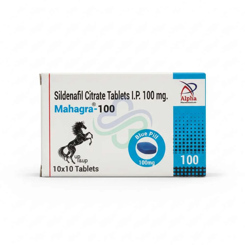 Mahagra 100mg Tablets — Sildenafil Citrate 100mg 100mg