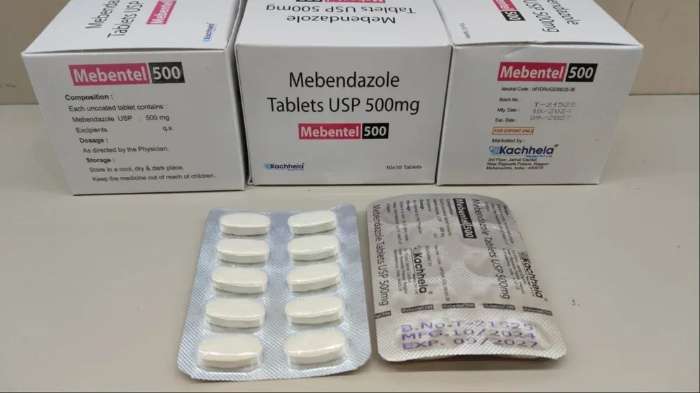 Mebental 500 Tablet — Mebendazole 500mg view 3