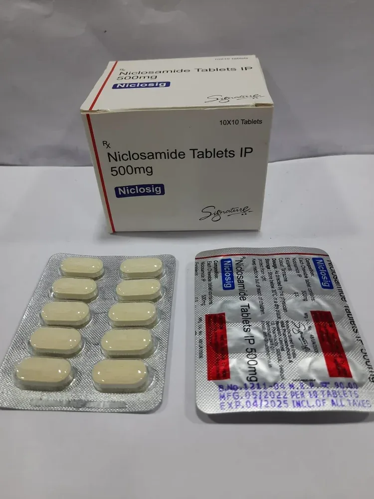 Niclosig 500 Tablet — Niclosamide 500mg view 2
