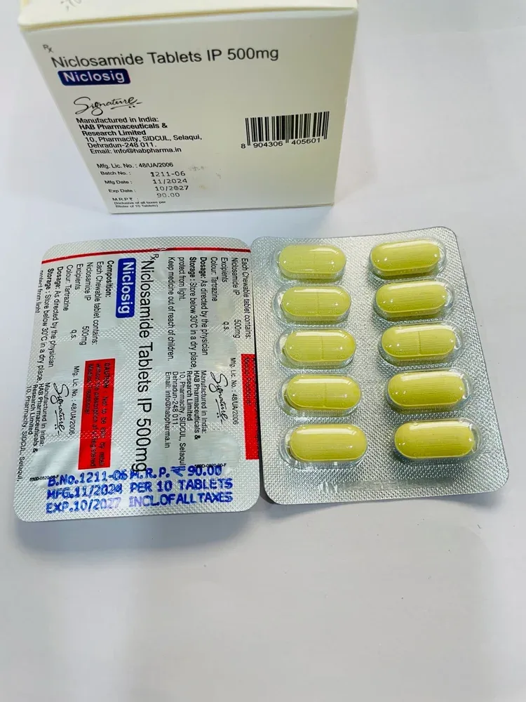 Niclosig 500 Tablet — Niclosamide 500mg view 3