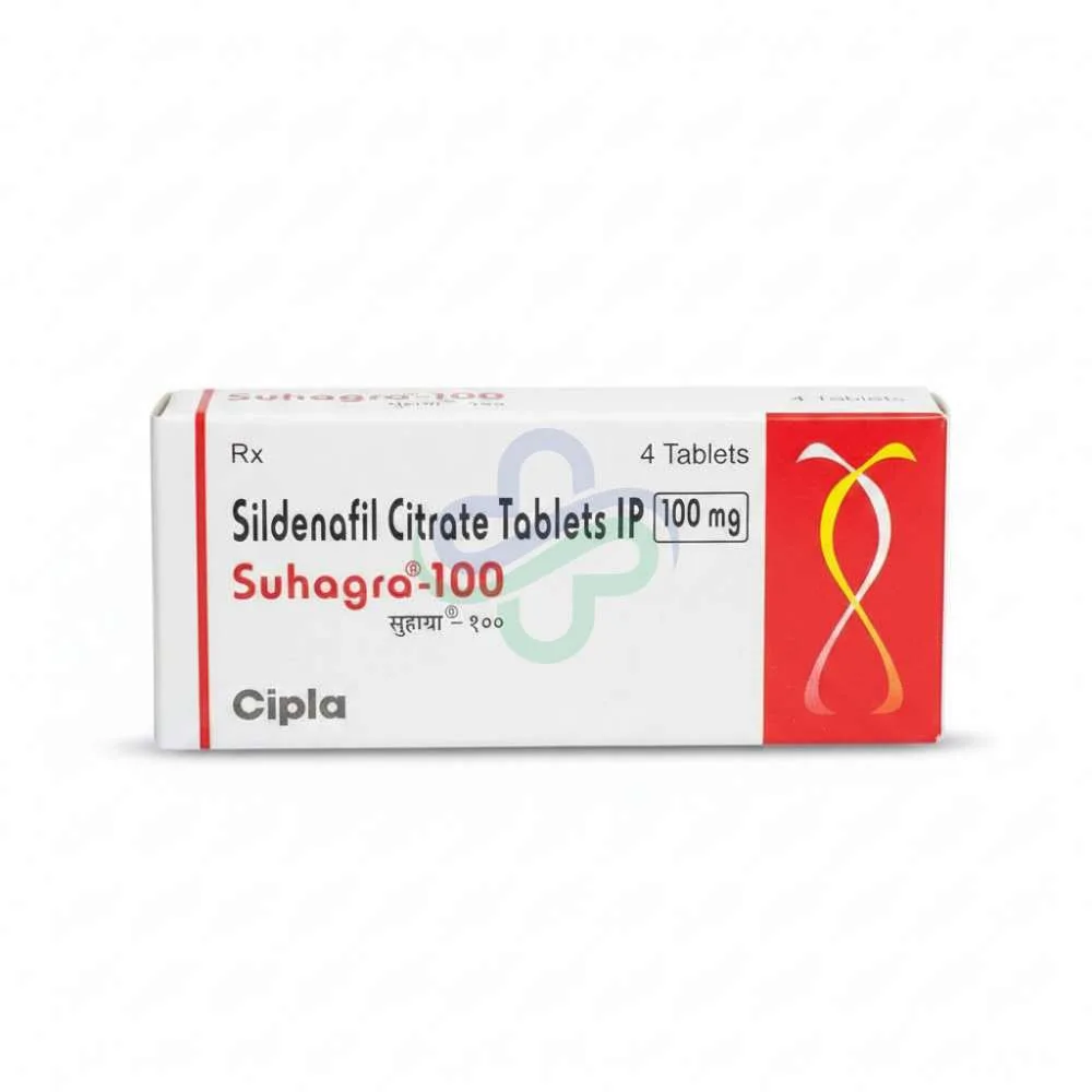 Suhagra 100mg Tablet — Sildenafil Citrate 100mg