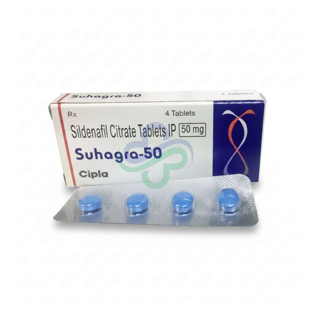 Suhagra 50mg Tablet β Sildenafil Citrate 50mg 50mg view 2