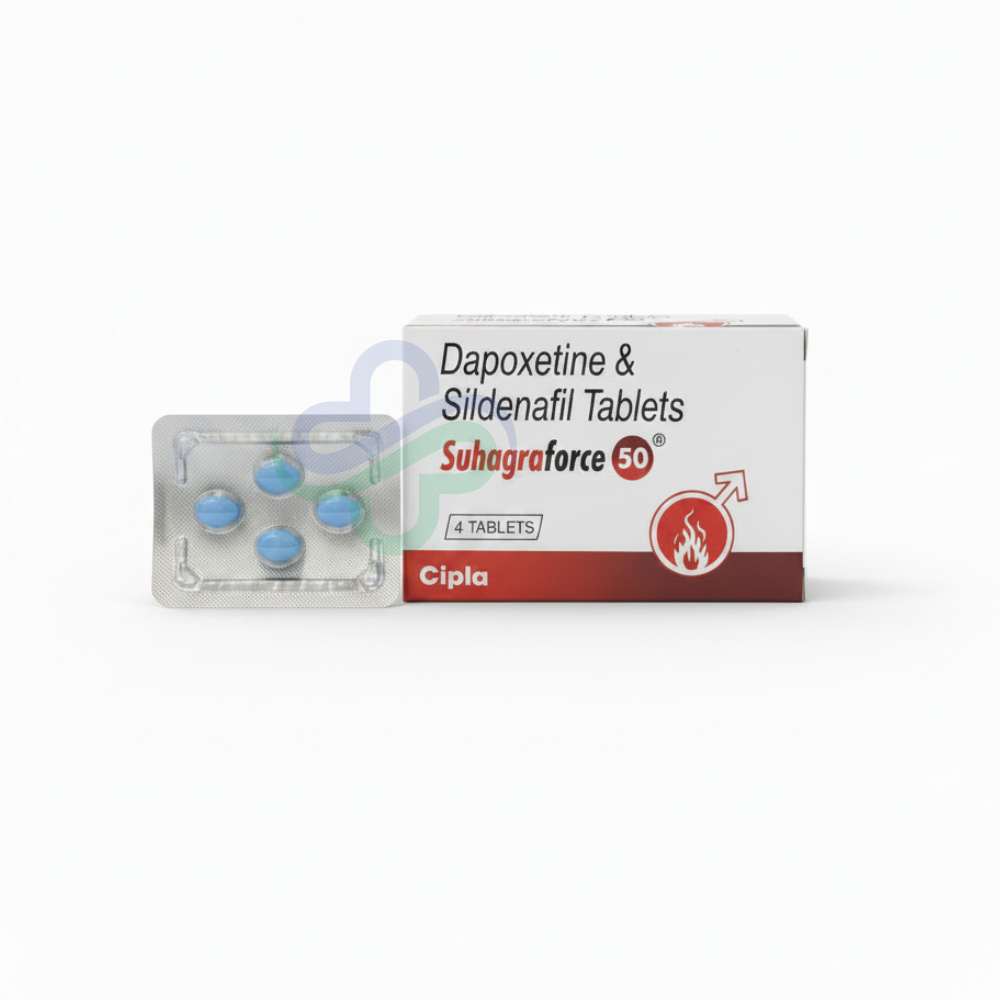 Suhagraforce 50MG — Sildenafil & Dapoxetine 50mg 50 mg view 4