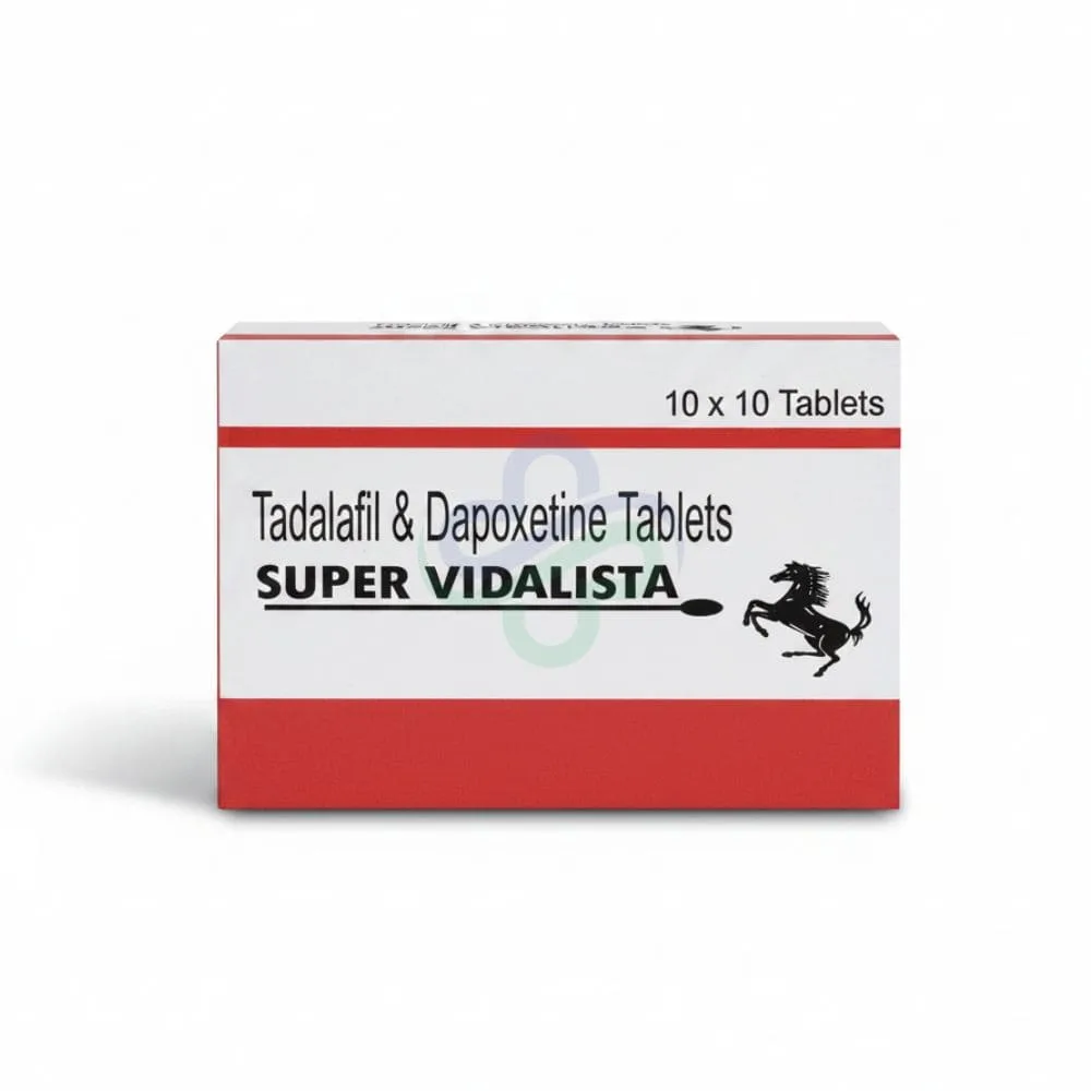 Super Vidalista — Tadalafil & Dapoxetine As prescribed