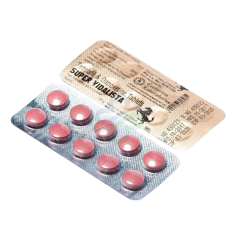 Super Vidalista — Tadalafil & Dapoxetine As prescribed view 4