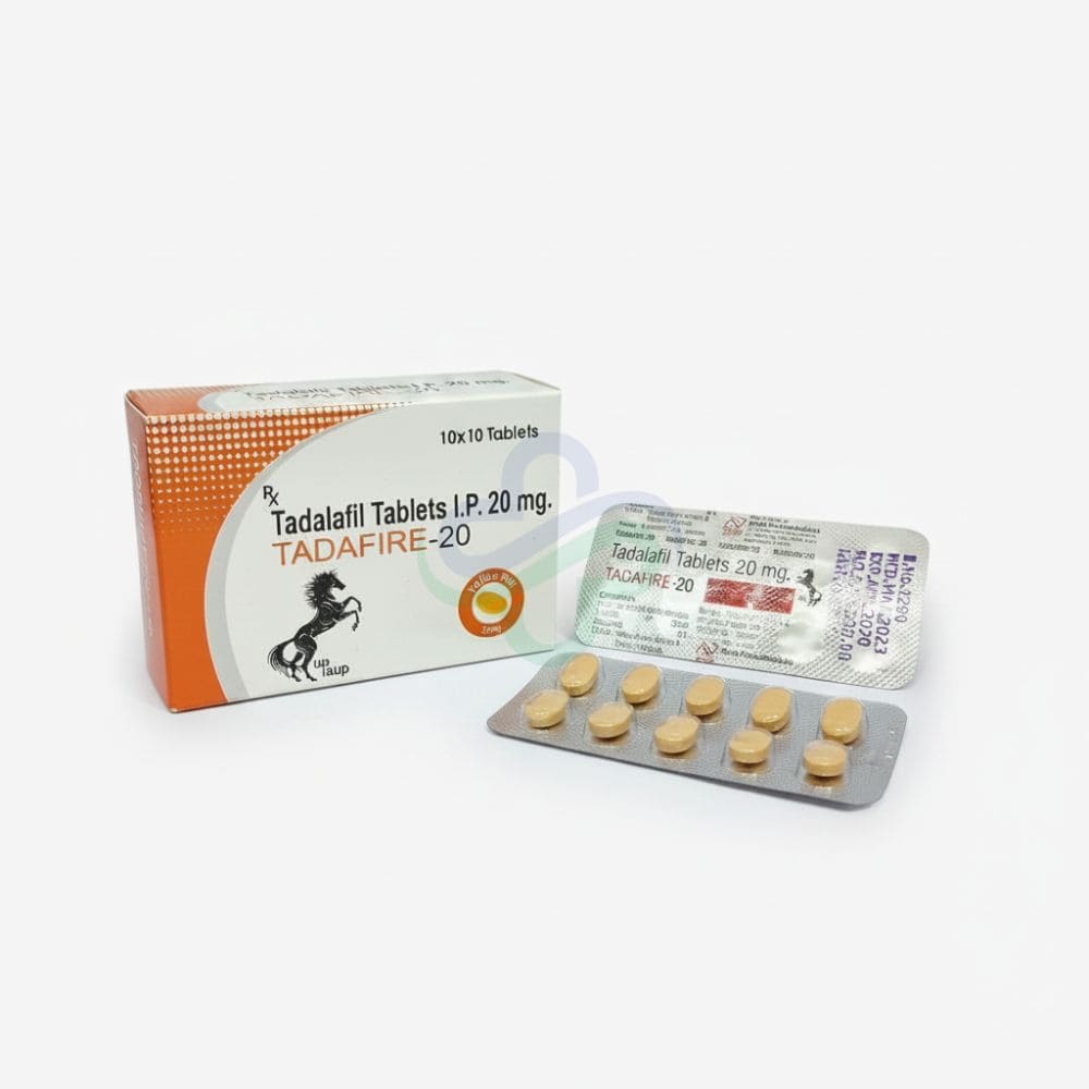 Tadafire 20mg - Tadalafil Tablets β Tadafire 20mg 20mg view 3