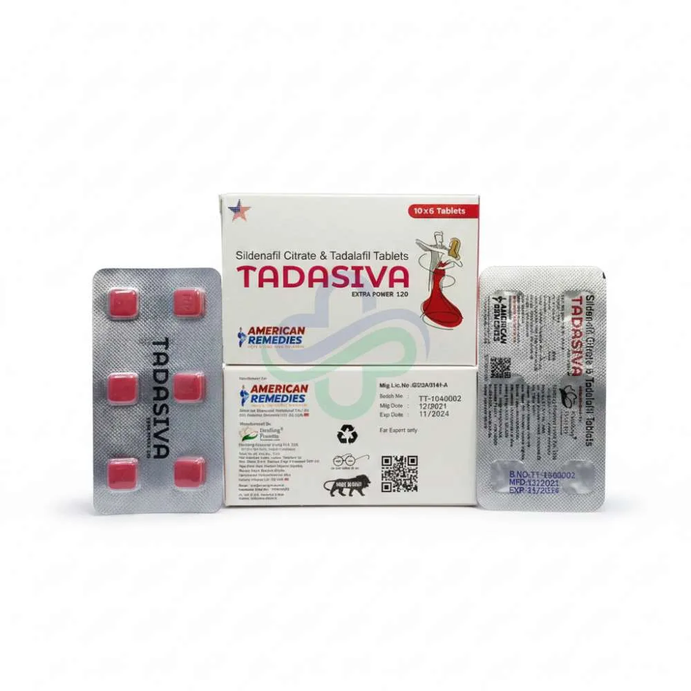 Tadasiva 120mg Tablet — Sildenafil & Tadalafil As prescribed view 3