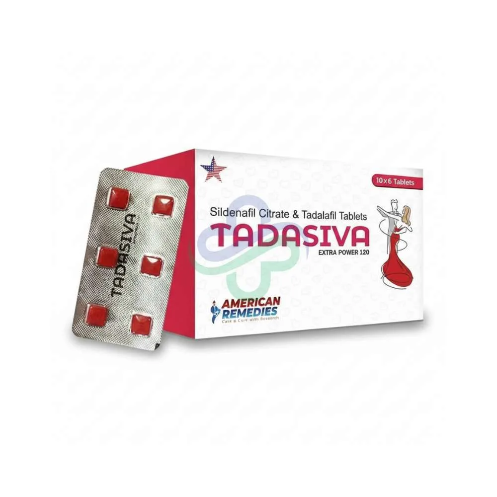 Tadasiva 120mg Tablet — Sildenafil & Tadalafil As prescribed view 2