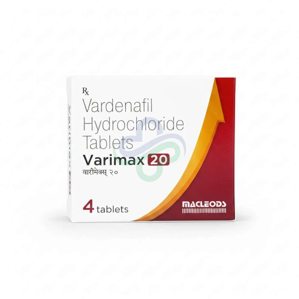 Varimax 20mg Tablets — Vardenafil 20 Mg 20 Mg