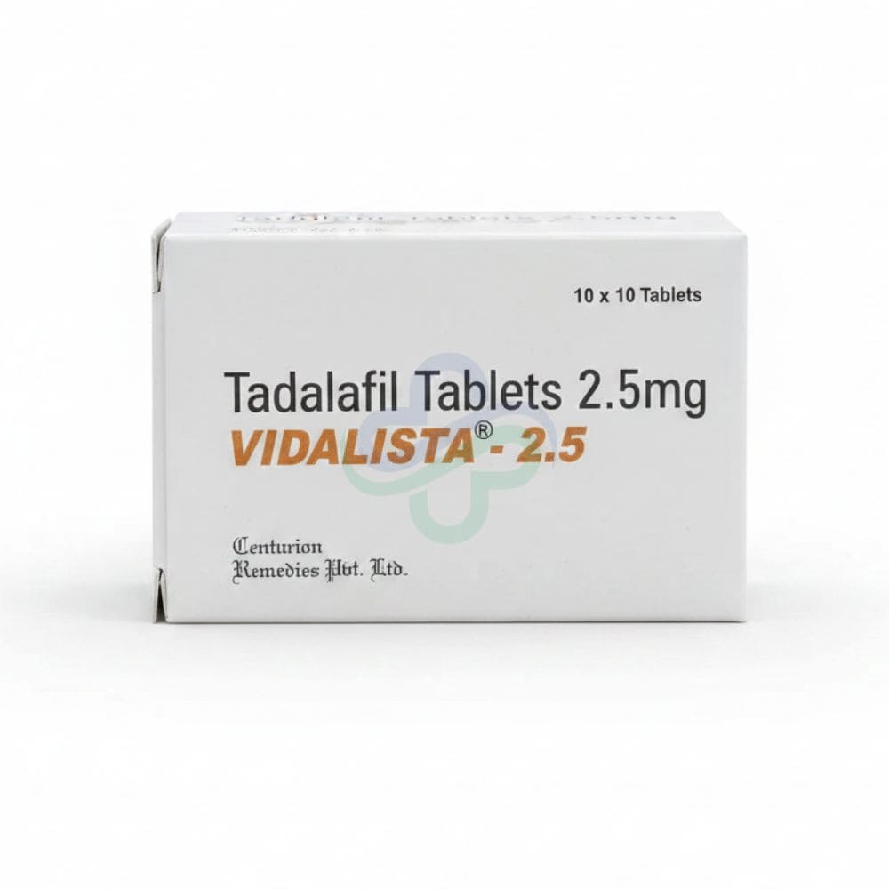 Vidalista 2.5mg - Tadalafil Tablets  — Vidalista 2.5mg 2.5mg
