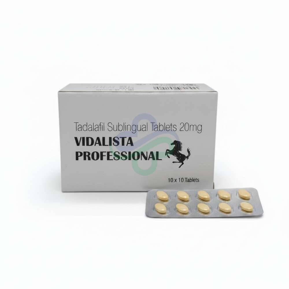 Vidalista Professional Tablet — Tadalafil sublingual 20 mg 20 mg view 2
