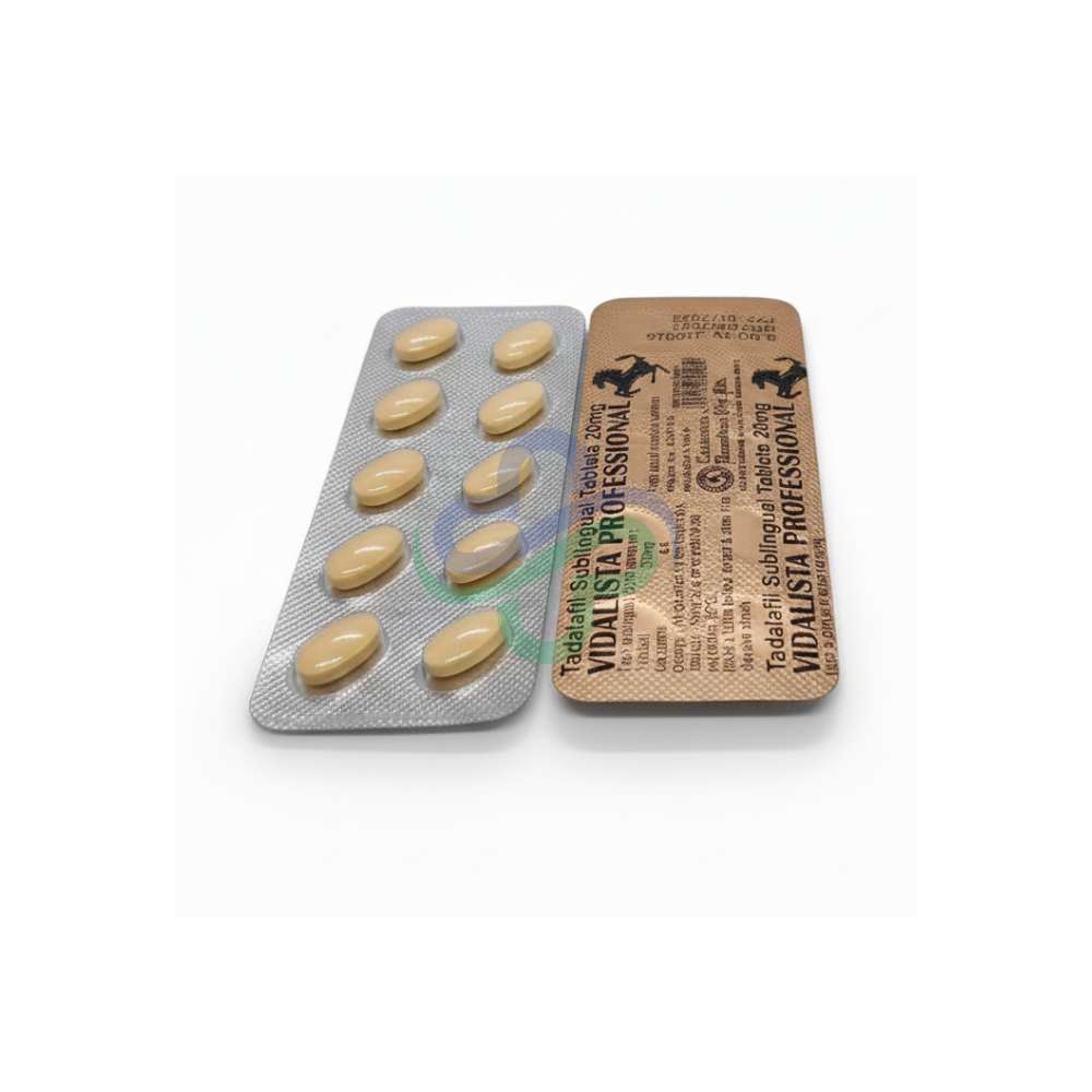 Vidalista Professional Tablet — Tadalafil sublingual 20 mg 20 mg view 3