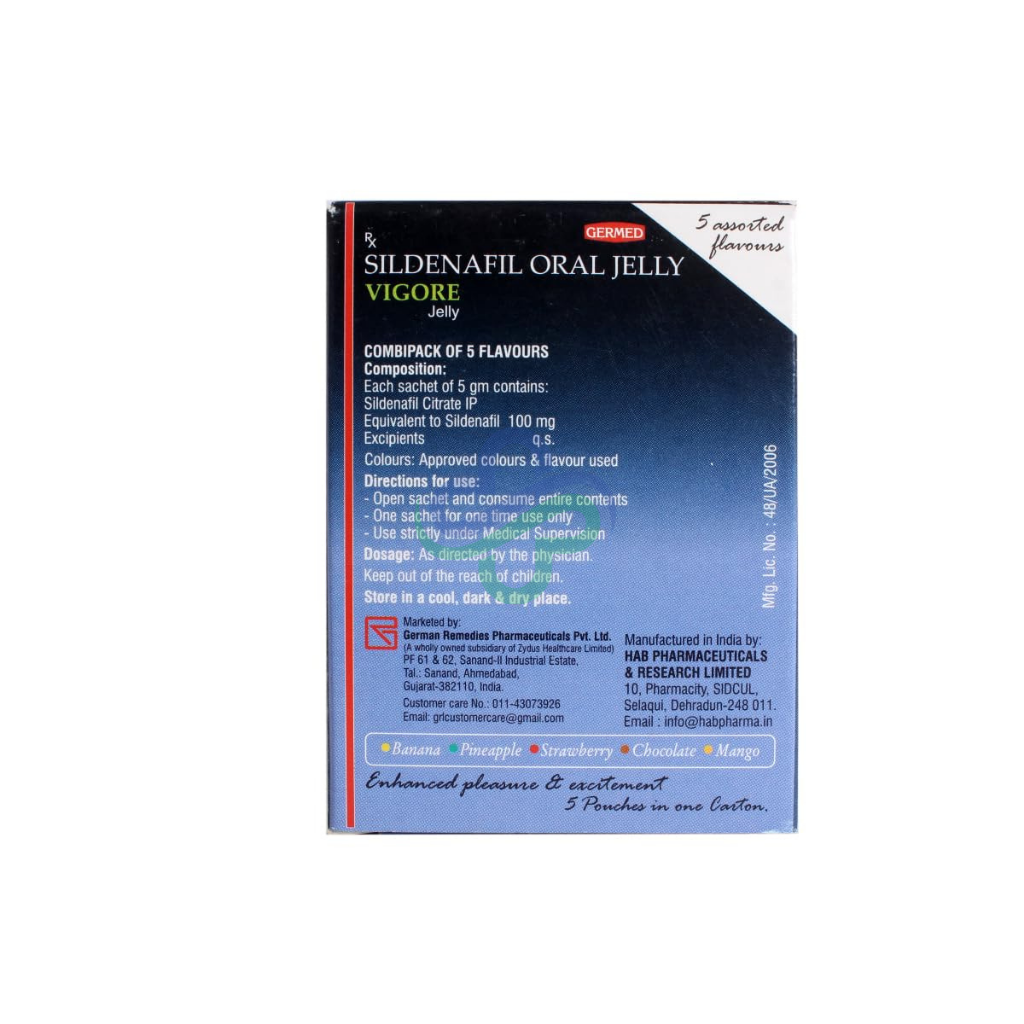 Vigore 100 (Sildenafil Oral Jelly) — Vigore 100mg view 2