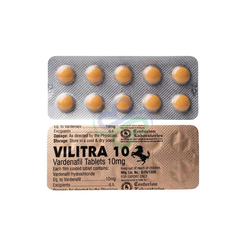 Vilitra 10mg Tablets β Vardenafil 10mg 10mg view 3
