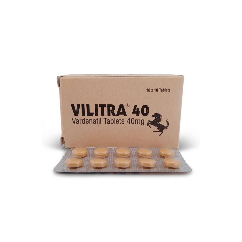 Vilitra 40 Tablets β Vardenafil 40mg 40mg view 2