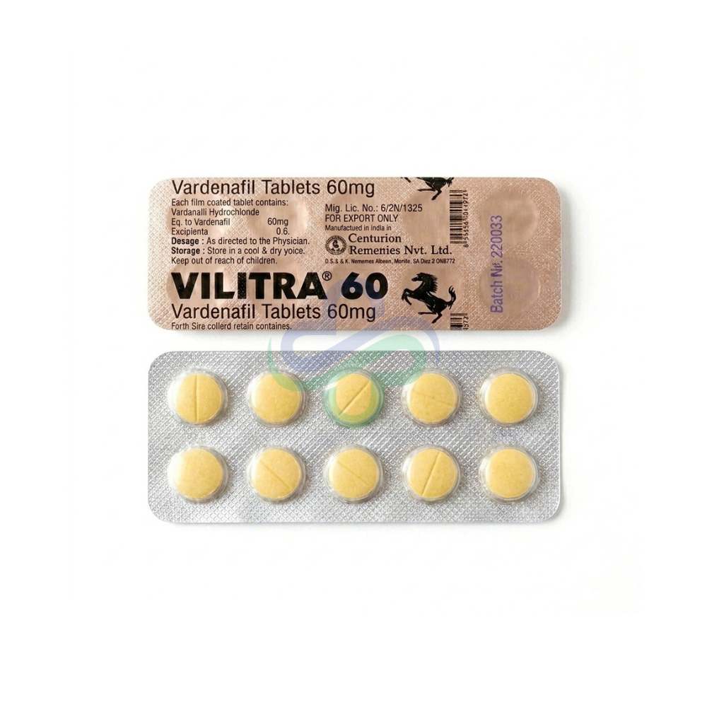 Vilitra 60mg Tablets — Vardenafil 60mg 60mg view 4