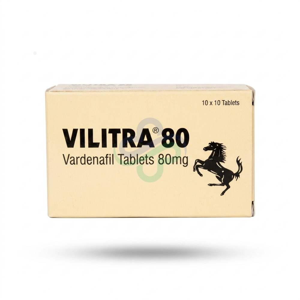 Vilitra 80 Tablets — Vardenafil 80mg 80mg view 1