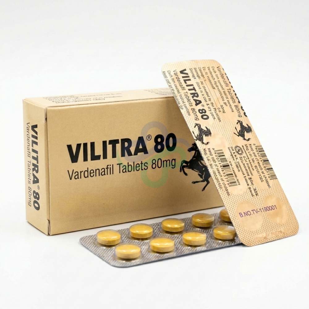 Vilitra 80 Tablets — Vardenafil 80mg 80mg view 2